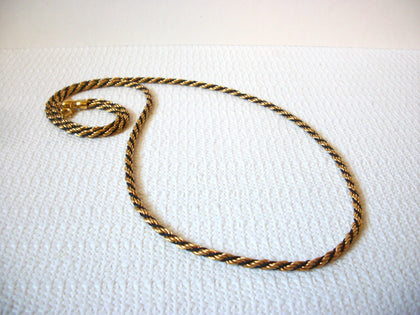 Vintage Gold Black Necklace  82820