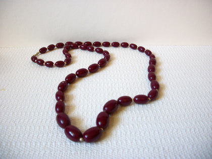 Retro Dark Red Necklace 82820