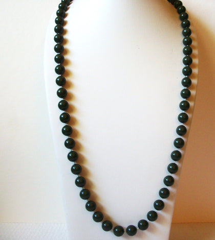 Vintage Dark Green Necklace 82920