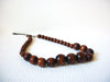 Vintage Organic Dark Wood Necklace 82920