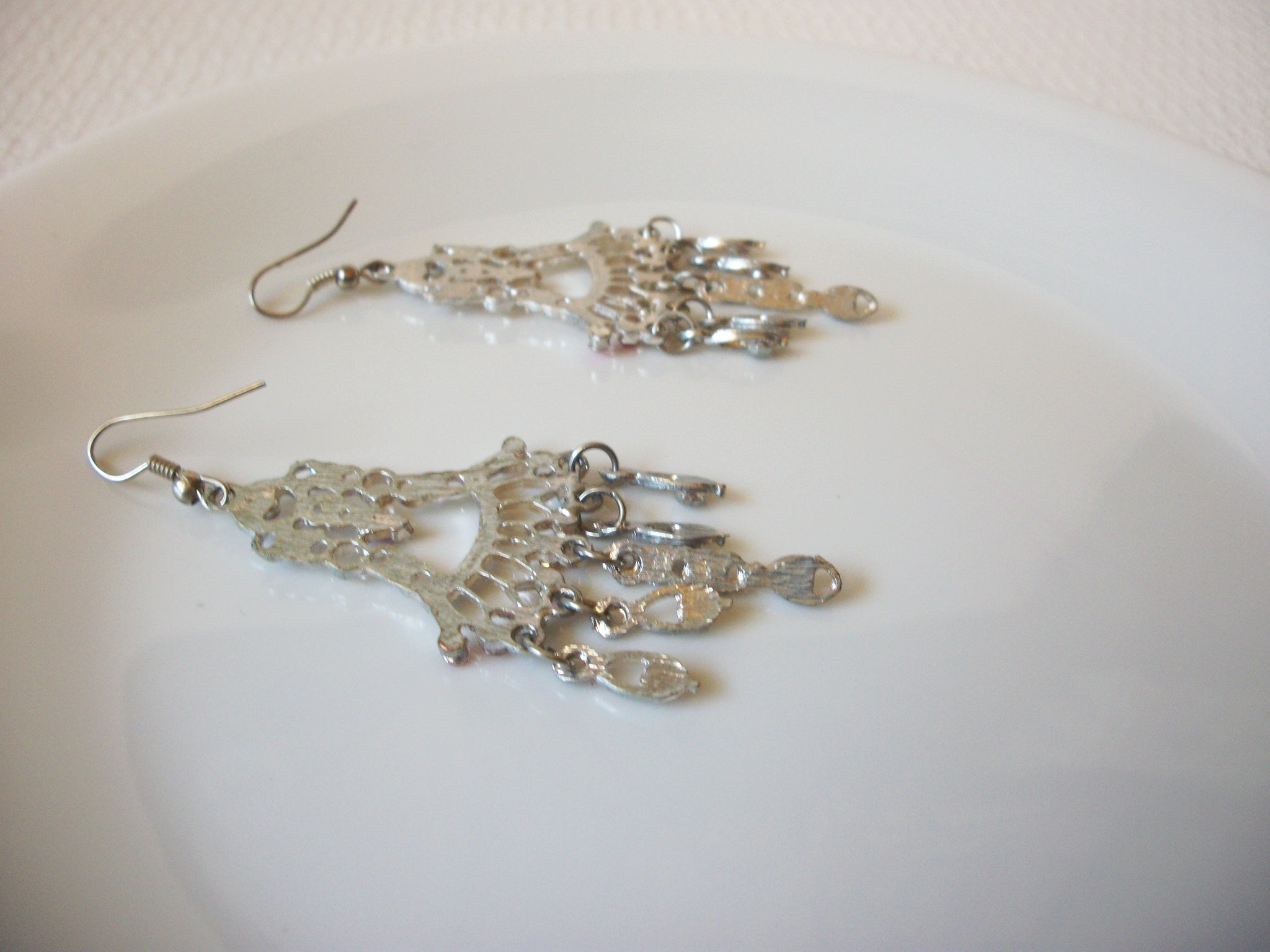 Retro Rhinestone Chandelier Earrings 82920