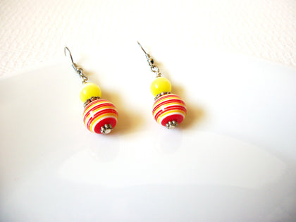 Retro Colorful Lucite Earrings 82920