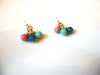 Retro Colorful Lucite Earrings 82920