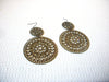 Retro Filigree Larger Rhinestone earrings 91120