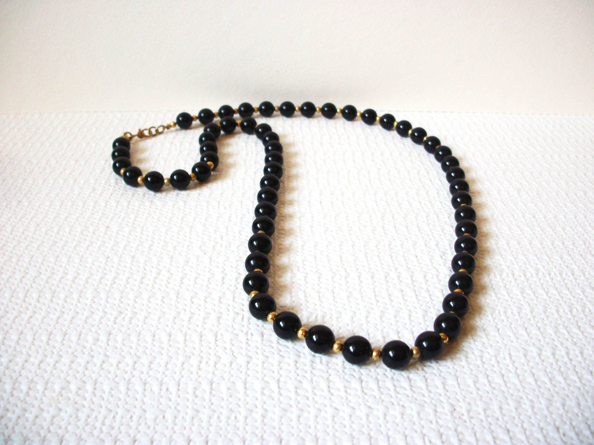 MONET Black Gold Necklace 82920