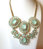 Retro Runway Rhinestones Necklace 83020