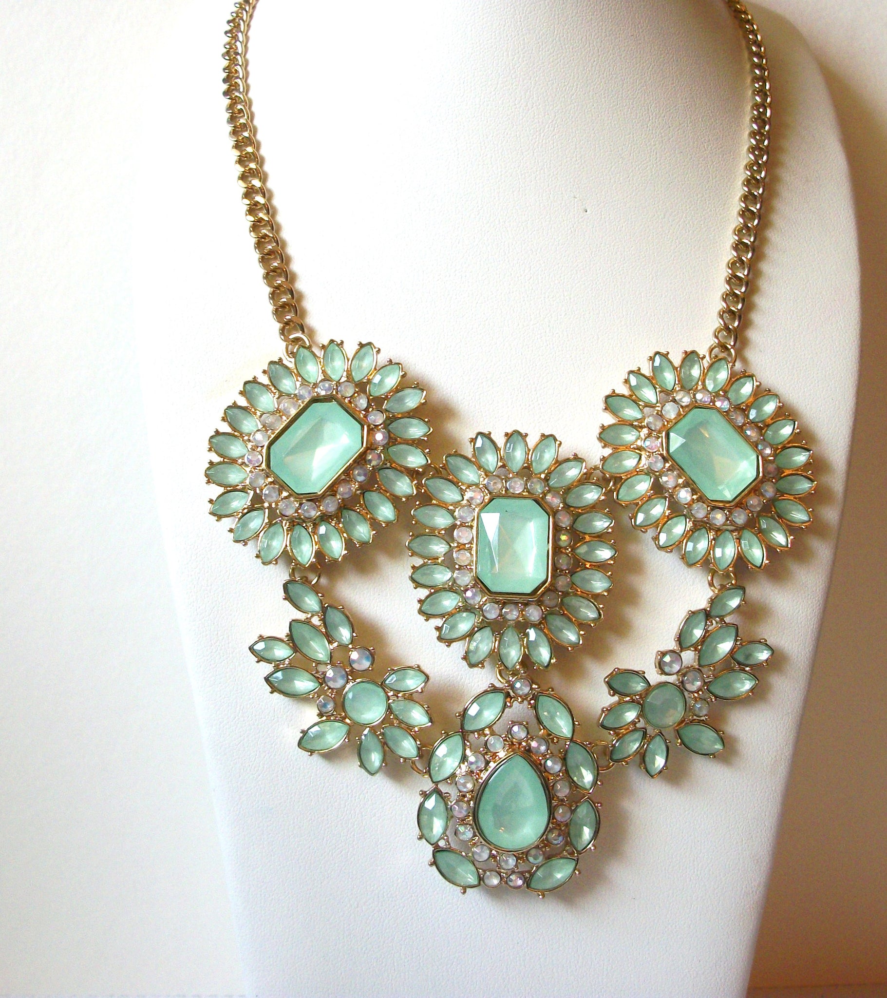 Retro Runway Rhinestones Necklace 83020