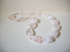 Retro Massive Pale Pink Cloudy White Necklace 83020