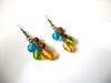 Bohemian Glass Dangle Earrings 82920