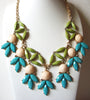 Retro Statement Bib Necklace 82920