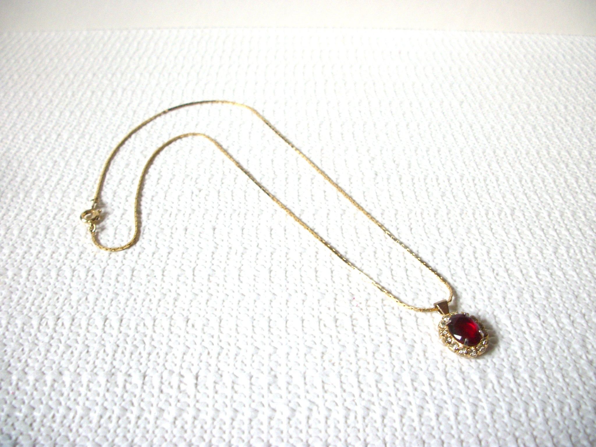 Vintage Ruby Necklace 82920