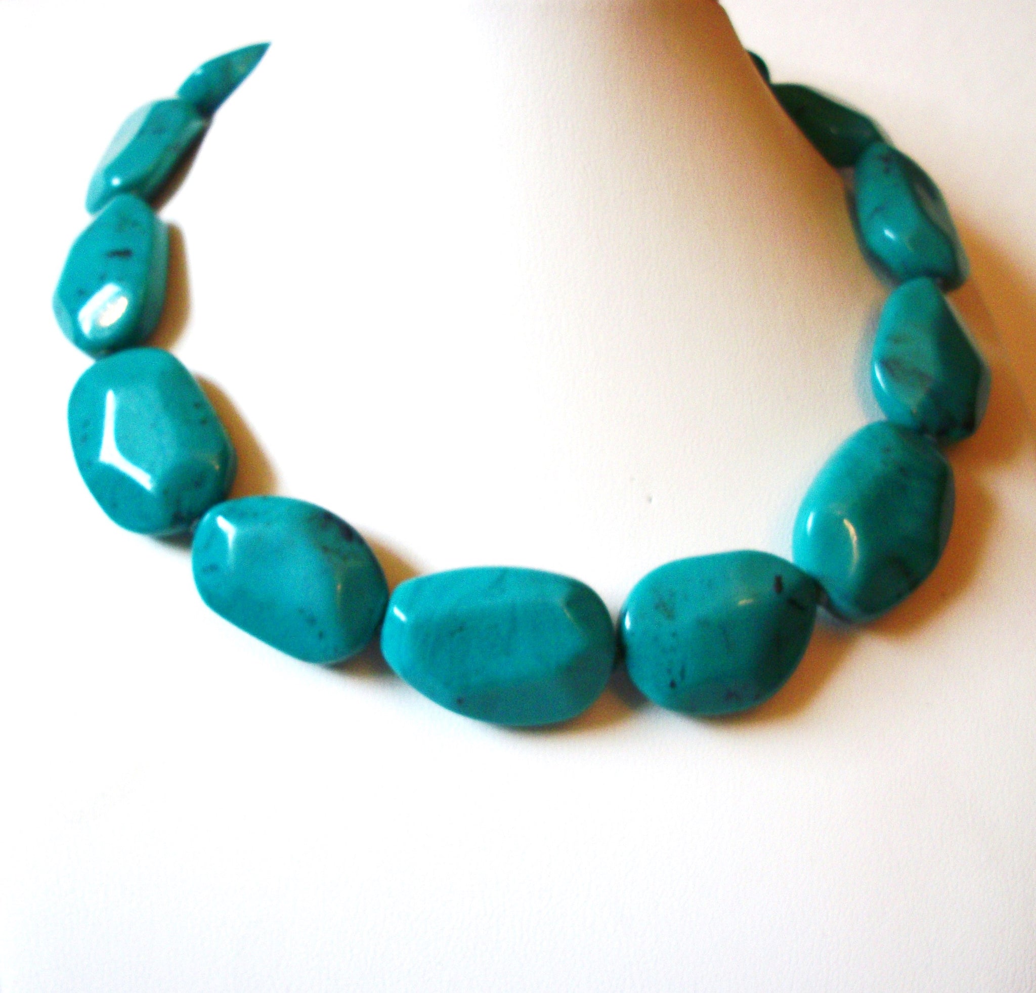 Retro Turquoise Chunky Necklace 90120