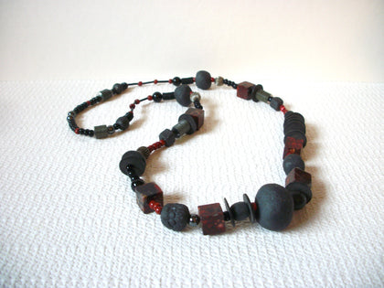 Vintage Stone Lava Rock Necklace 90120