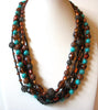 Southwestern Glass Stones Necklace 90120