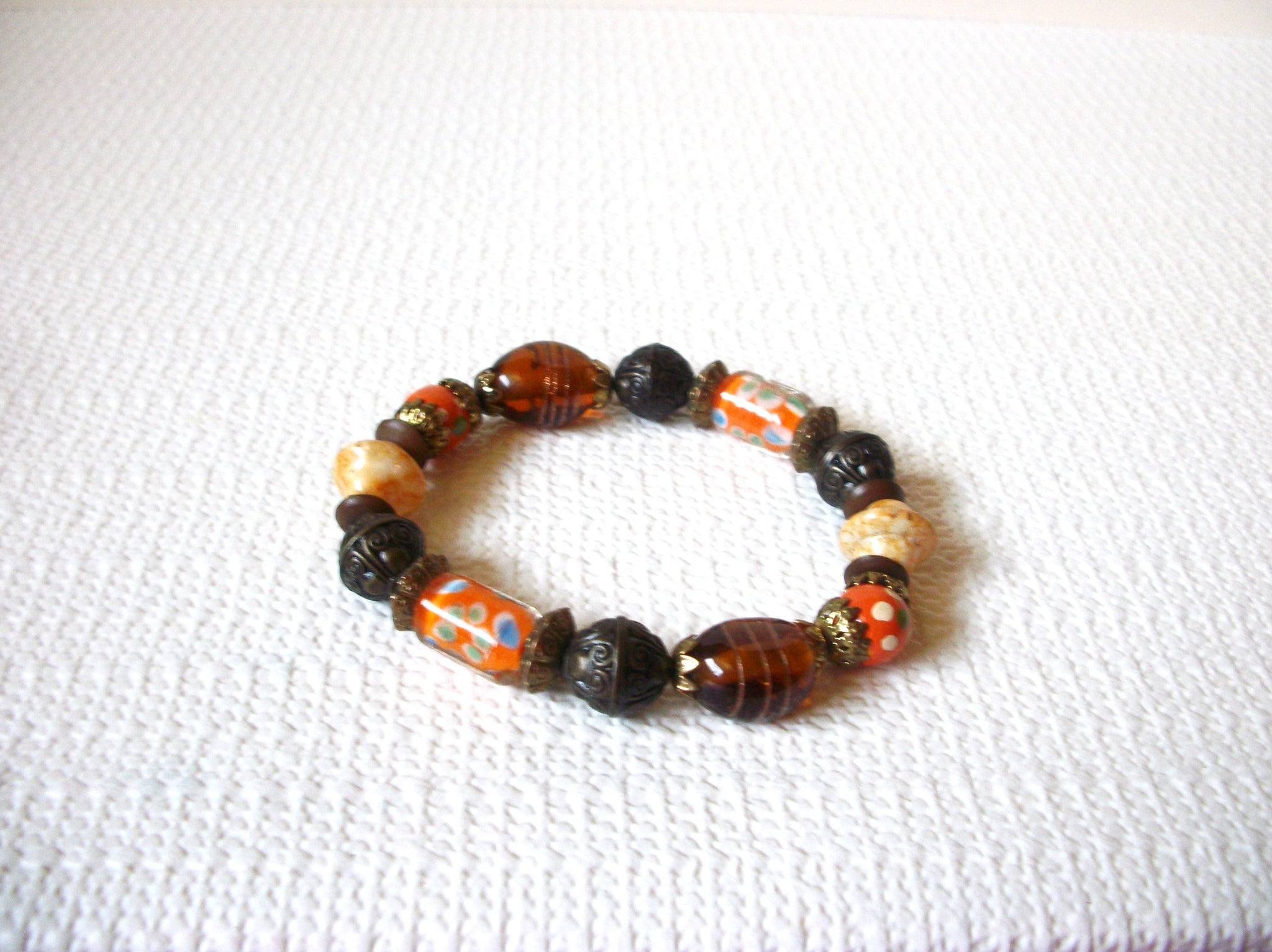 Retro Glass Beads Bracelet 90220