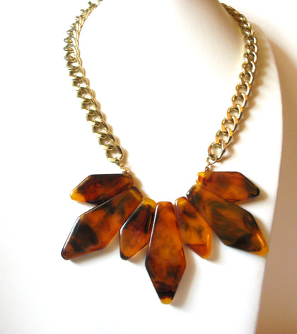 Retro Tortoise Shell Necklace 90320