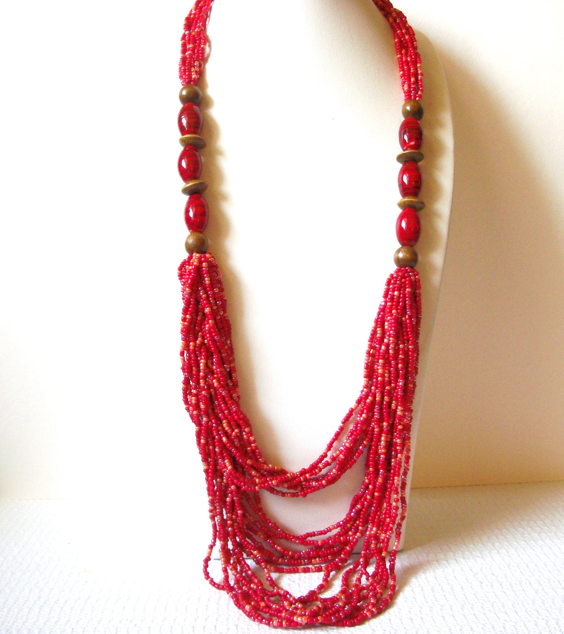 Southwestern Glass Beads Necklace 90320