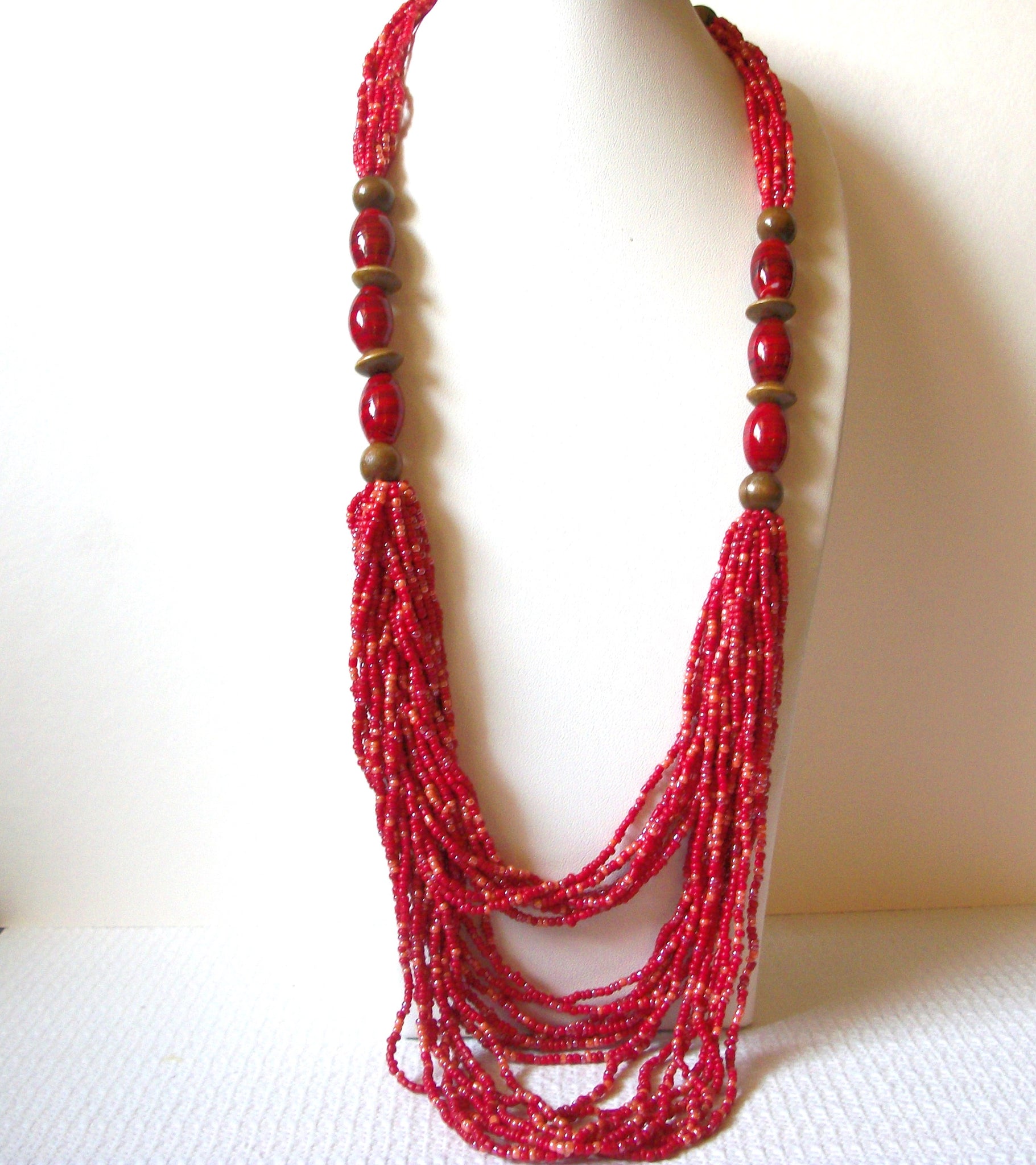 Southwestern Glass Beads Necklace 90320