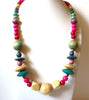 Tribal Organic Wood Necklace 90320