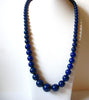 Retro Dark Blue Necklace 90320