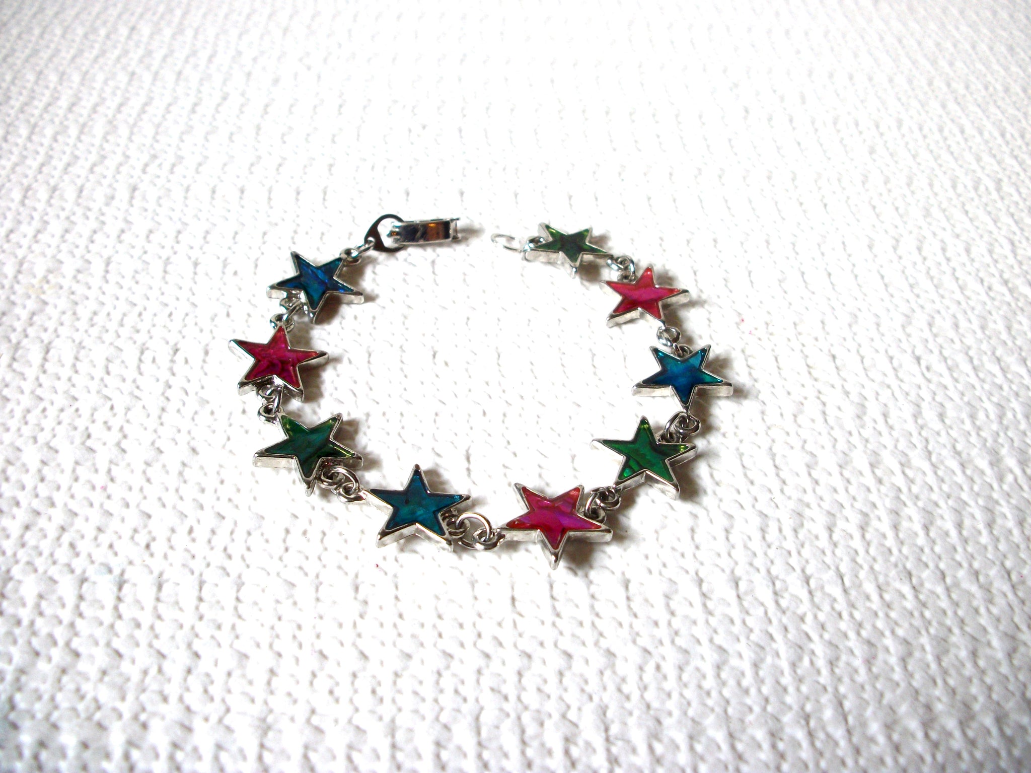 Paua Shell Inlays Star Bracelet 90320