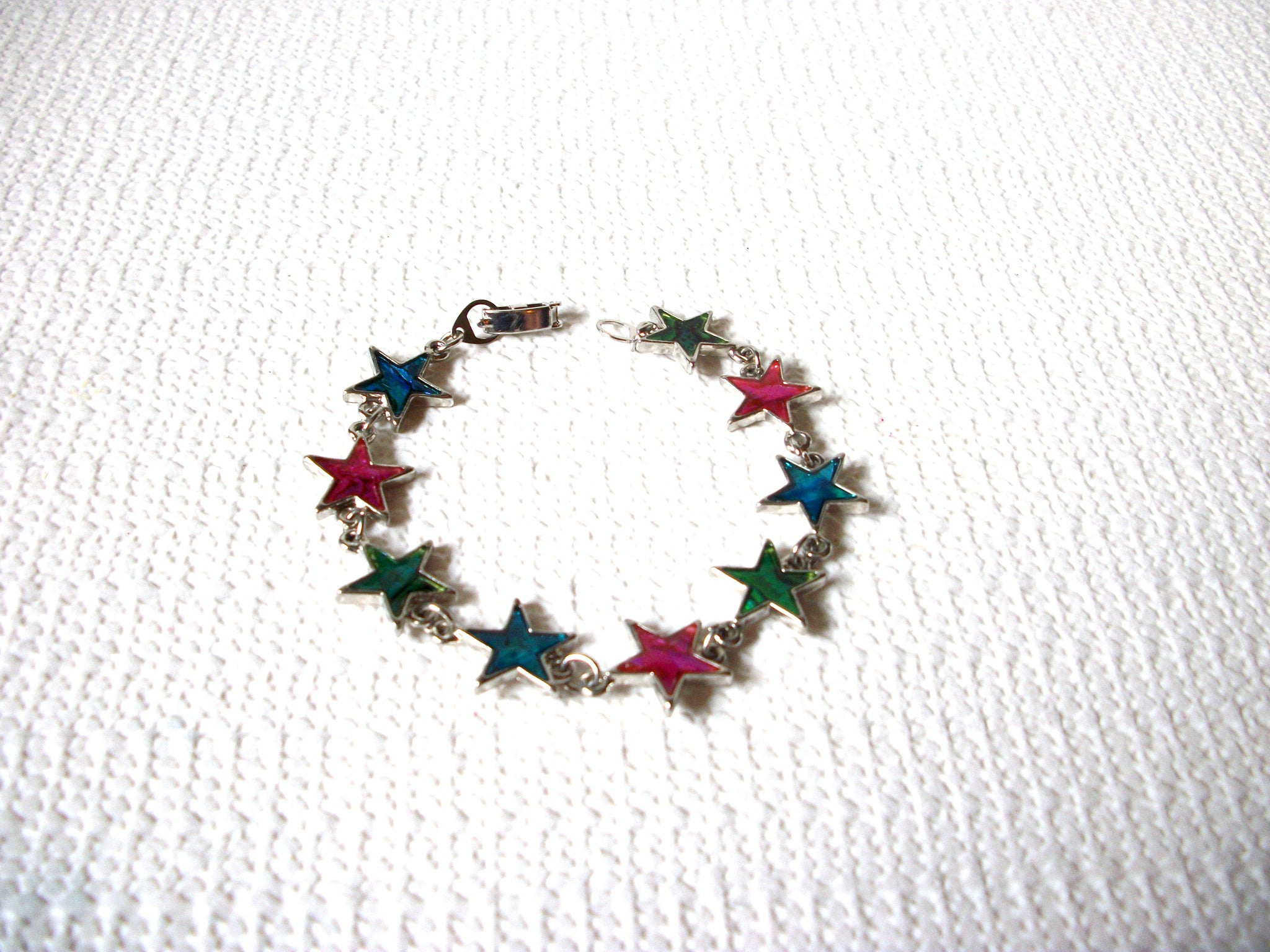 Paua Shell Inlays Star Bracelet 90320