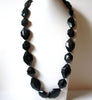 Retro Black Long Necklace 90320