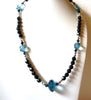 Retro Black Blue Necklace 90620