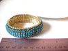 Vintage Blue Rhinestones Bracelet 90720