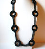 Retro Black Beaded Necklace 90720