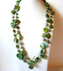 Vintage Green Shell Necklace 90820