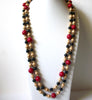 Bohemian Wood Beads Necklace 90920