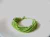 Retro Green Glass Bracelet 90920