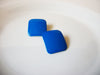 Retro Blue Square Earrings 91020