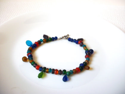 Vintage Frosted Glass Colorful Bracelet 91020