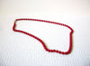 Vintage Red Czech Glass Necklace 91020