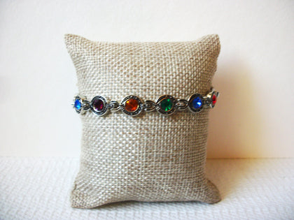 Vintage Colorful Rhinestone Bracelet 91020