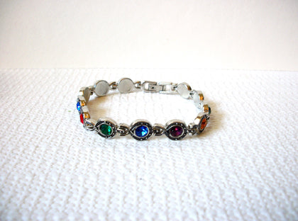 Vintage Colorful Rhinestone Bracelet 91020