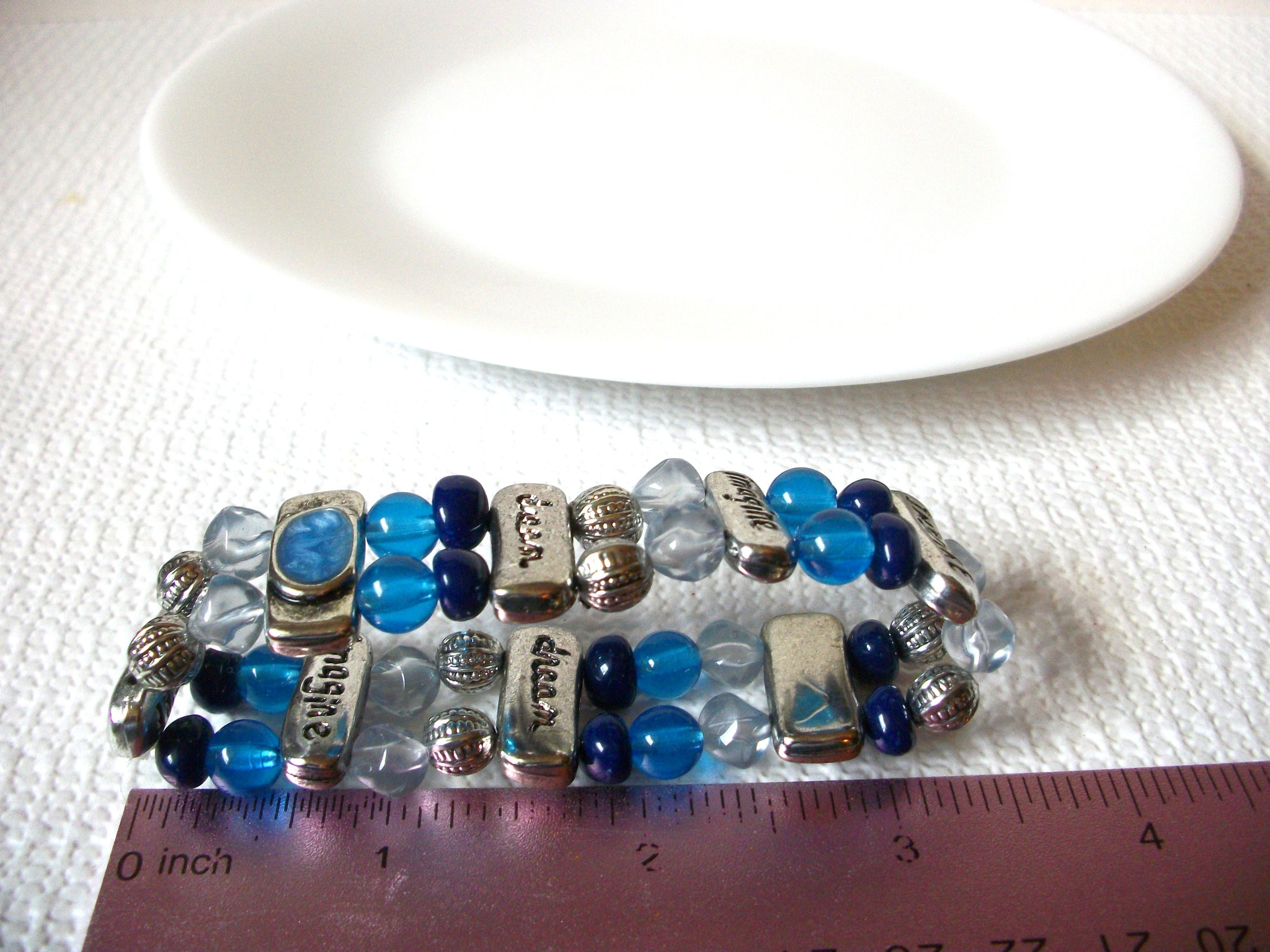 Retro Blue Silver Bracelet 91120