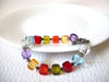 Vintage Bold Bright Glass Bracelet 91120