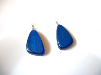 Blue Lucite Earrings 91120