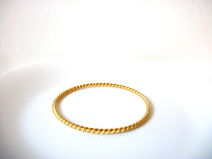 Vintage Thin Gold Tone Bangle Bracelet 91120
