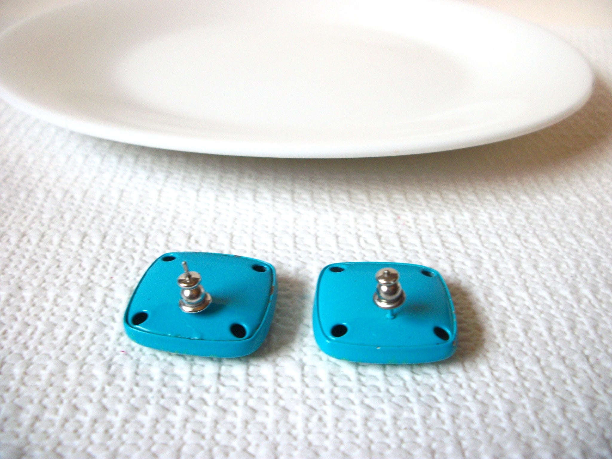 Retro Blue Earrings 91120