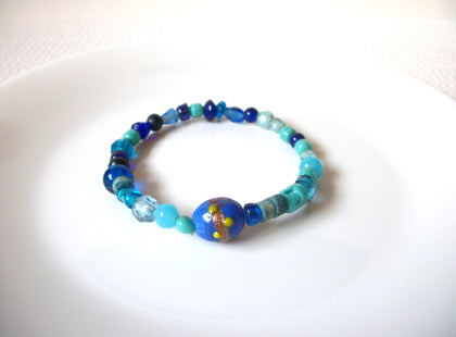 Vintage Blue Glass Bracelet 91120