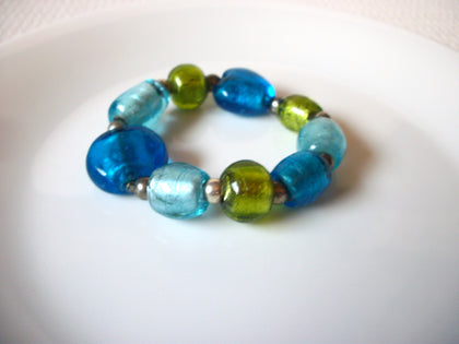 Retro Blue Green Glass Bracelet 91120