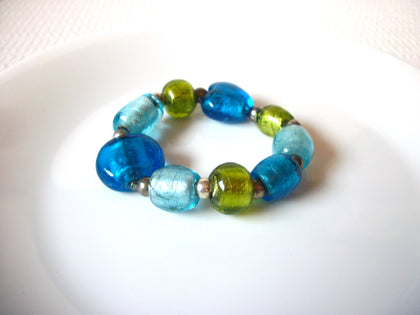 Retro Blue Green Glass Bracelet 91120