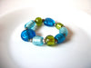 Retro Blue Green Glass Bracelet 91120