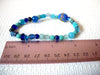 Vintage Blue Glass Bracelet 91120