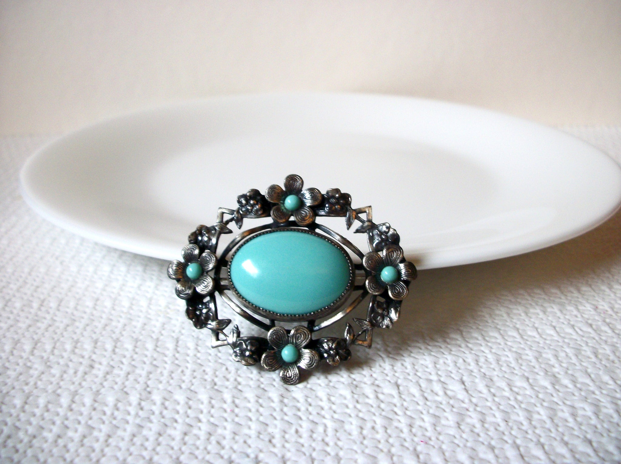 Southwestern Turquoise Brooch Pin 91120