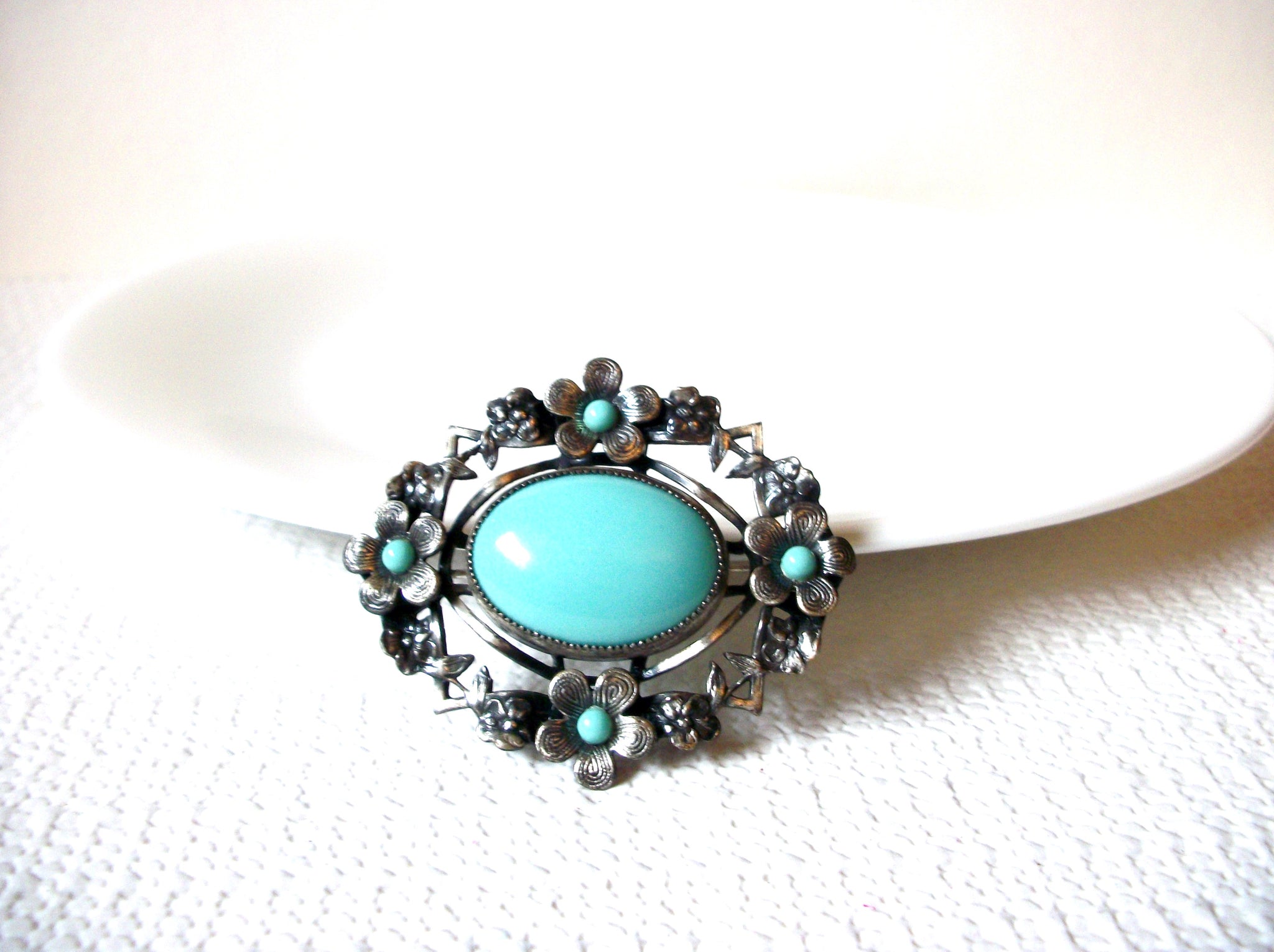 Southwestern Turquoise Brooch Pin 91120